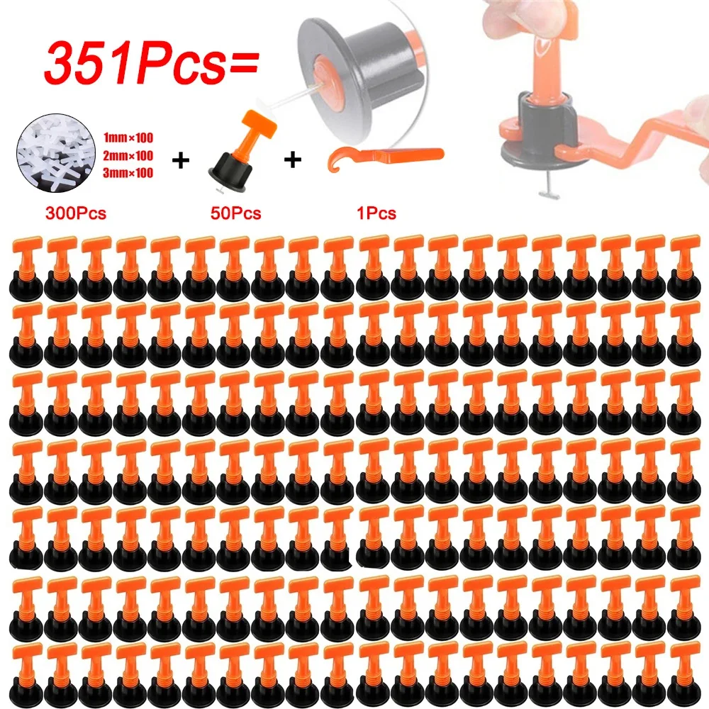 Reusable Floor Tile Leveling System Clips Spacers Porcelain Ceramic Leveler Kit For Tile Laying Wall Fixing Construction Tools