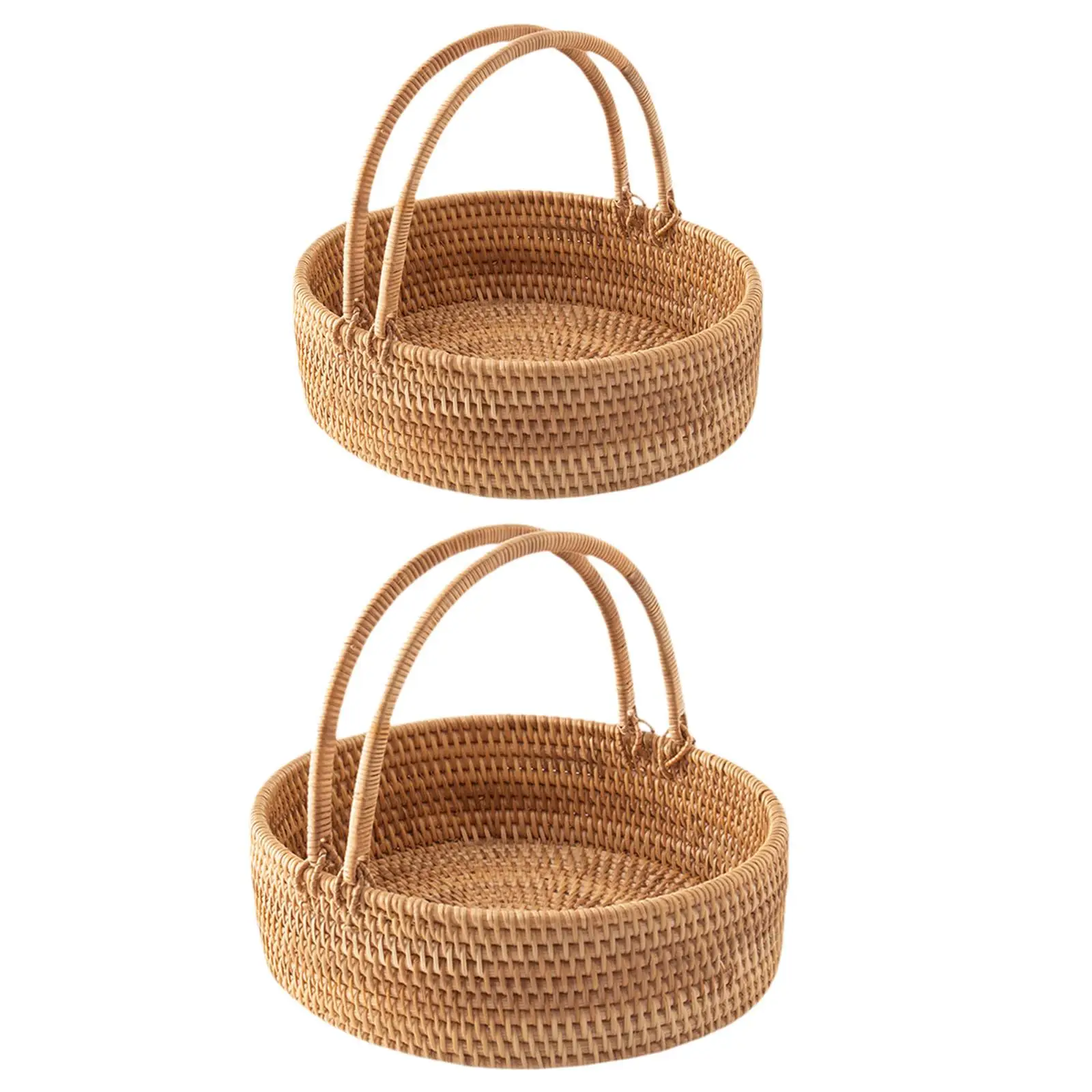 Picnic Basket Hand Woven Basket,Countryside Easter Candy Basket,Flower Baskets