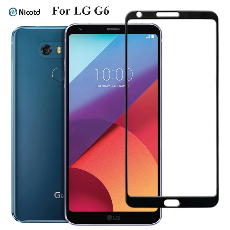 1pc/2pcs/3pcs NicoTD Nano-coated Tempered Glass For LG G6 5.7