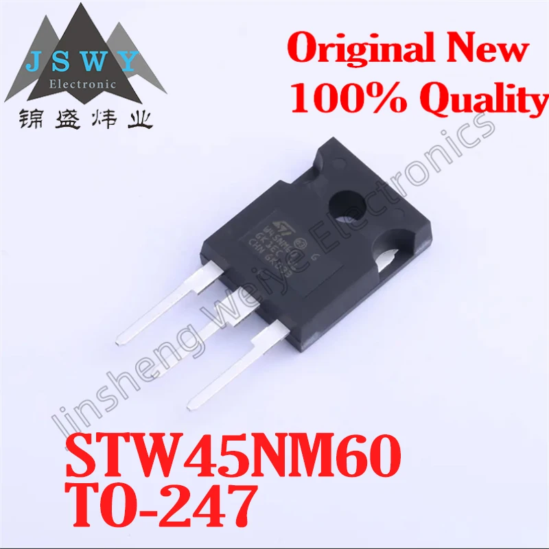 

(1/20 Piece) STW45NM60 W45NM60 TO-247 600V 45A N-Channel Power MOSFET Brand New Original Stock Ships Fast!