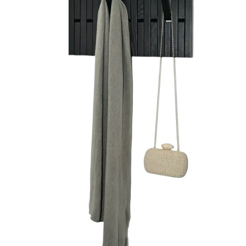 Modern meter box decorative painting light luxury piano key hanger solid wood hanger board