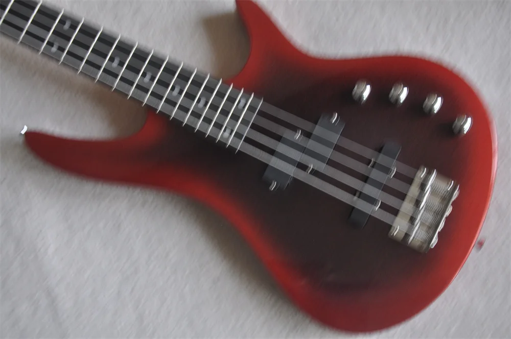 4 Strings Electric Bass Guitar With Rosewood Fretboard Chrome Hardware Customization Service - view 4