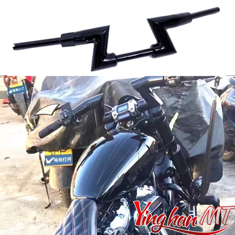 2‘’  Z-Bar Drag Ape Hanger Rise Handlebar FOR Harley Softail Deluxe Heritage Slim Dyna Street Bob Sportster 883 Forty Eight 88+