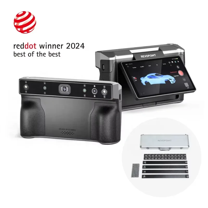 Revopoint Ready To Ship MIRACO Plus 3D Scanner With Photogrammetric Metrology Kit 0.02mm Precision 20Fps Handheld Scanner