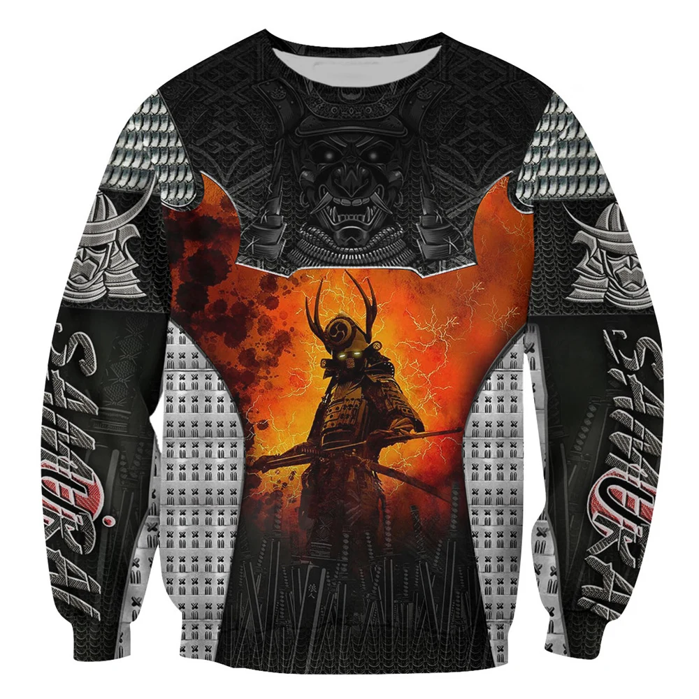 CLOOCL Men Hoodie Japanese Sakura Samurai 3D All Over Printed Long Sleeves Hoodie Fashion Sweatshirt Women Zipper Pullover