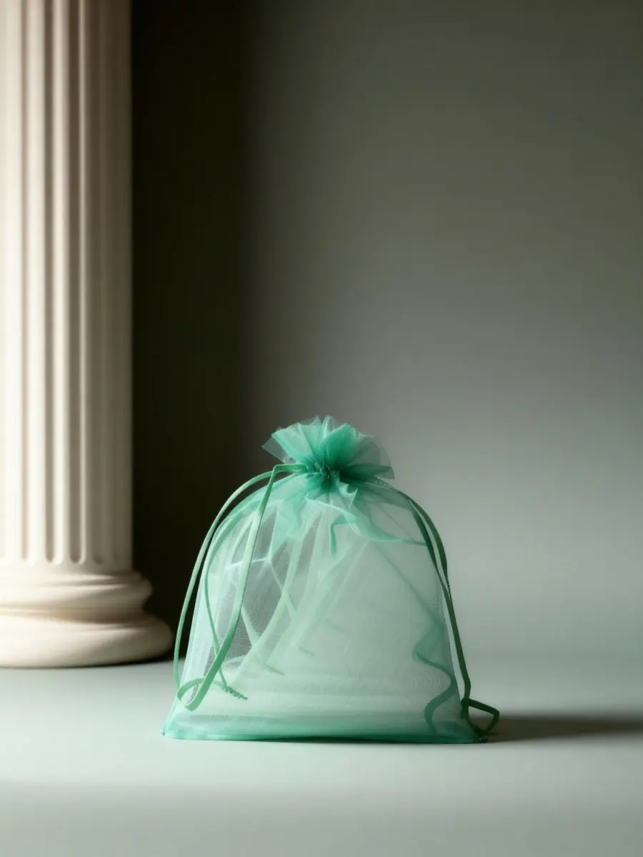 50pcs Fruit Protection Bags Mesh Garden Trees Drawstring Netting Bag Lightweight Organza Garden Supplies Plant Netting Bag