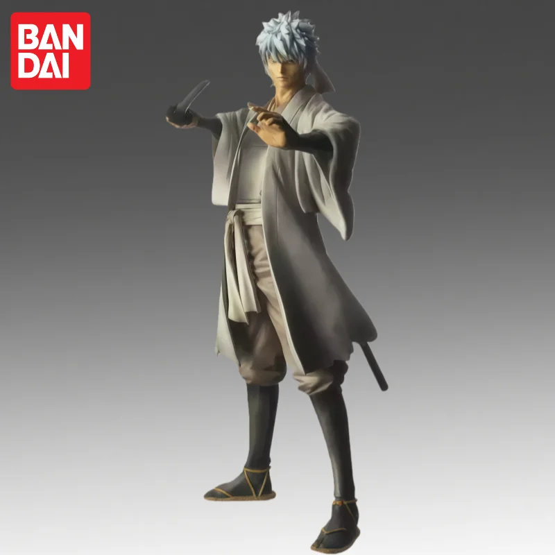 

In Stock Bandai Original Banpresto Gintama Sakata Gintoki Action Figure Model Doll Brand New Boxed Anime Characters Garage Model