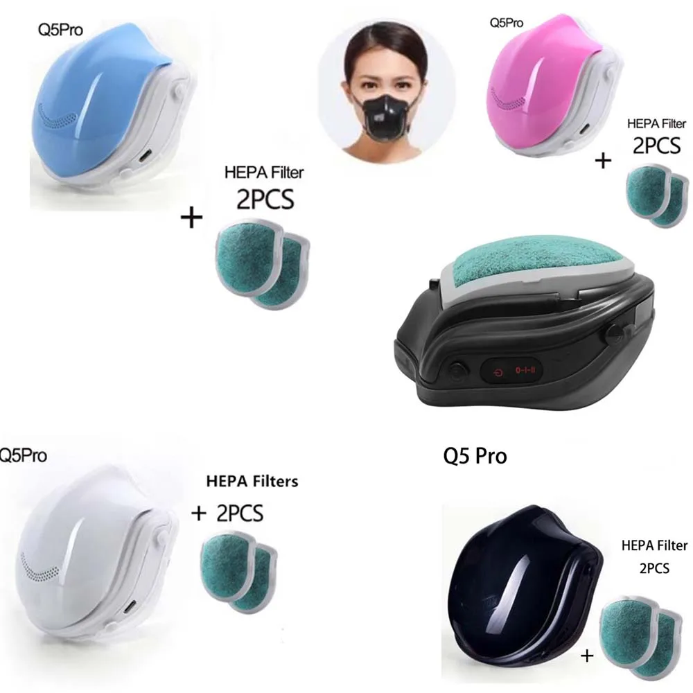 Youpin Q5 pro Electric Mask Anti-haze Mask Xiaomi Eco System Sterilizing Dustproof Provides Active Air Supply For Outdoor Fog