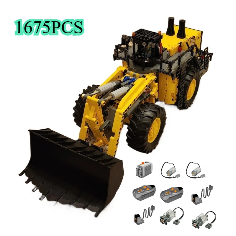 MOC 994K Wheel Loader Building Blocks, Caterpillar Heavy-Duty Mining Loader, Engineering Vehicle Series Building Block Assembly