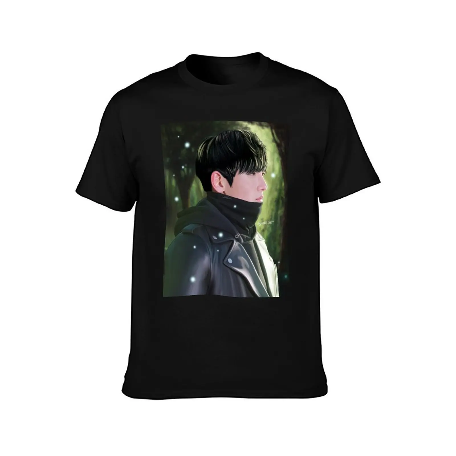 Healer Ji Chang Wook T-Shirt Gym Wear Breathable Short Sleeve Tee