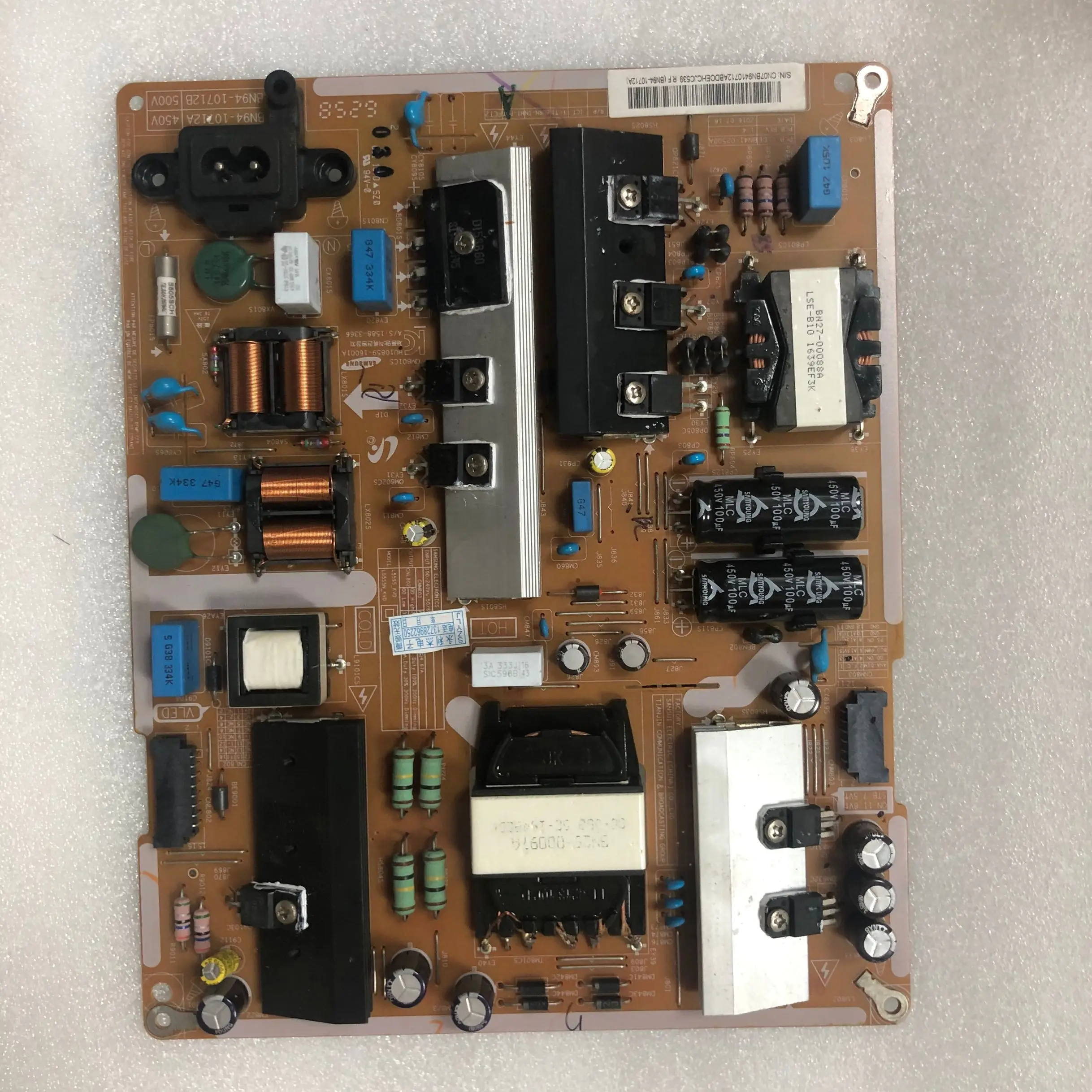 

BN94-10712A Original logic board For UA55KU6310JXXZ Power supply board BN41-02500A BN94-10712A/B