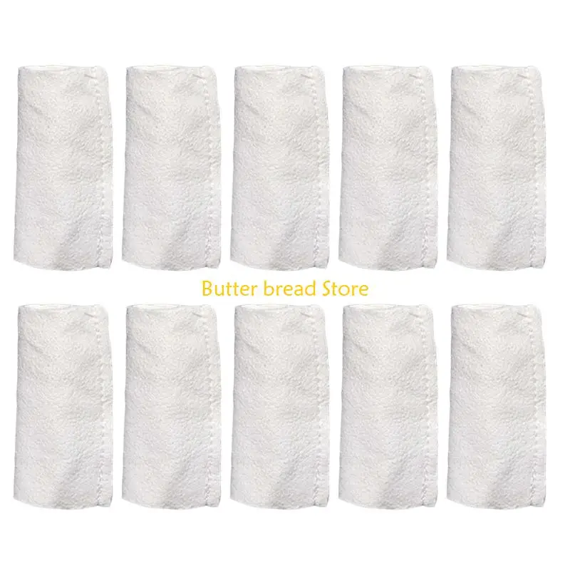 W89C Double Design Protective Sleeves Gloves For Jewelry Crafting Breathable 10 Pack