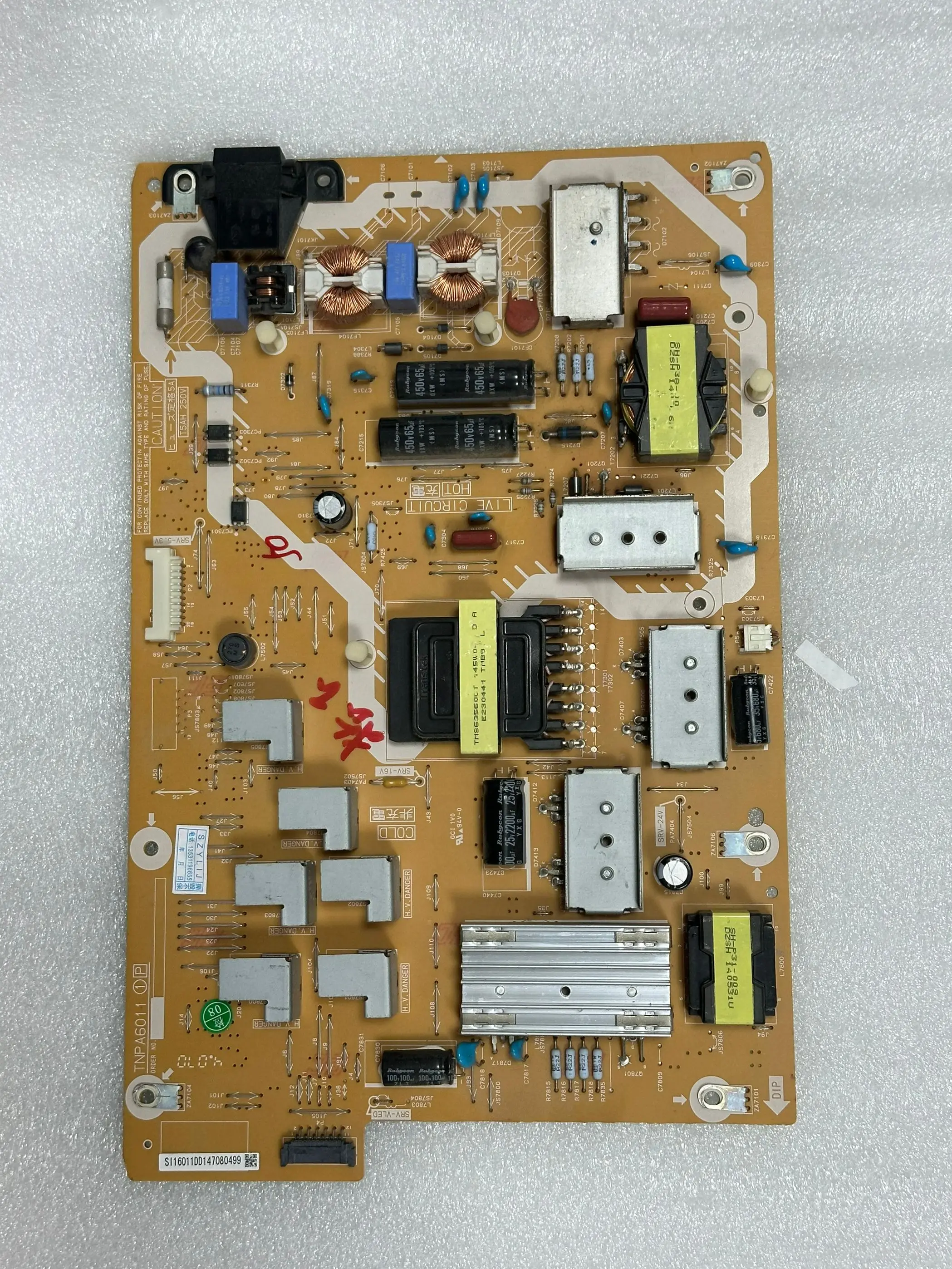 Original TH-50AS670C power supply board TNPA6011 1P