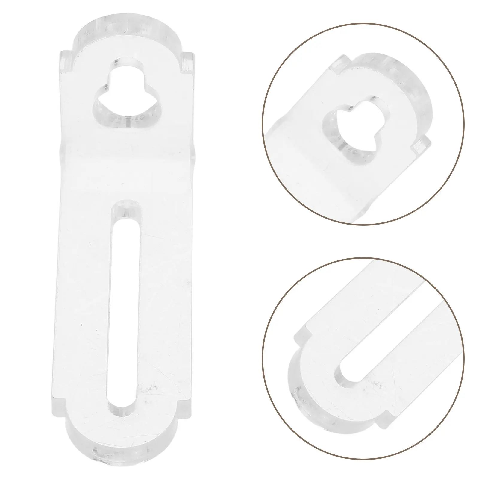8Pcs Acrylic Transparent Corner Brackets Clear L Shape Furniture Corner Supports Drawer Shelf Reinforcement Heavy Duty Hardware