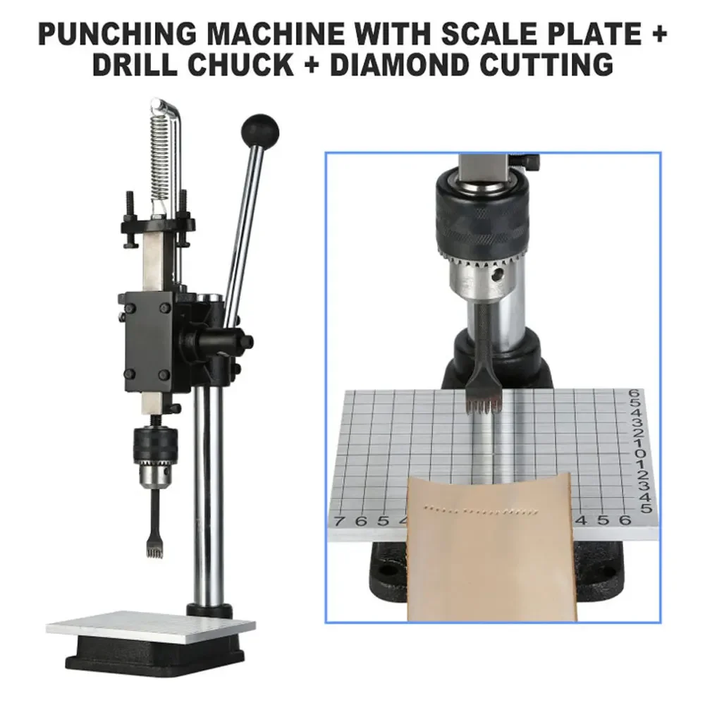 

Small Manual Press Punching Machine Die Cutting Machine Puncher with Scale High Quality