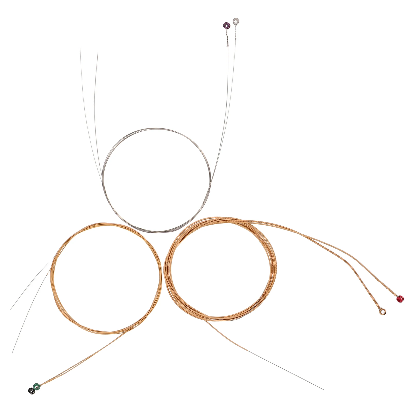 

6 Pcs Folk Guitar String Set Acoustic Accessories Music Instrument Parts