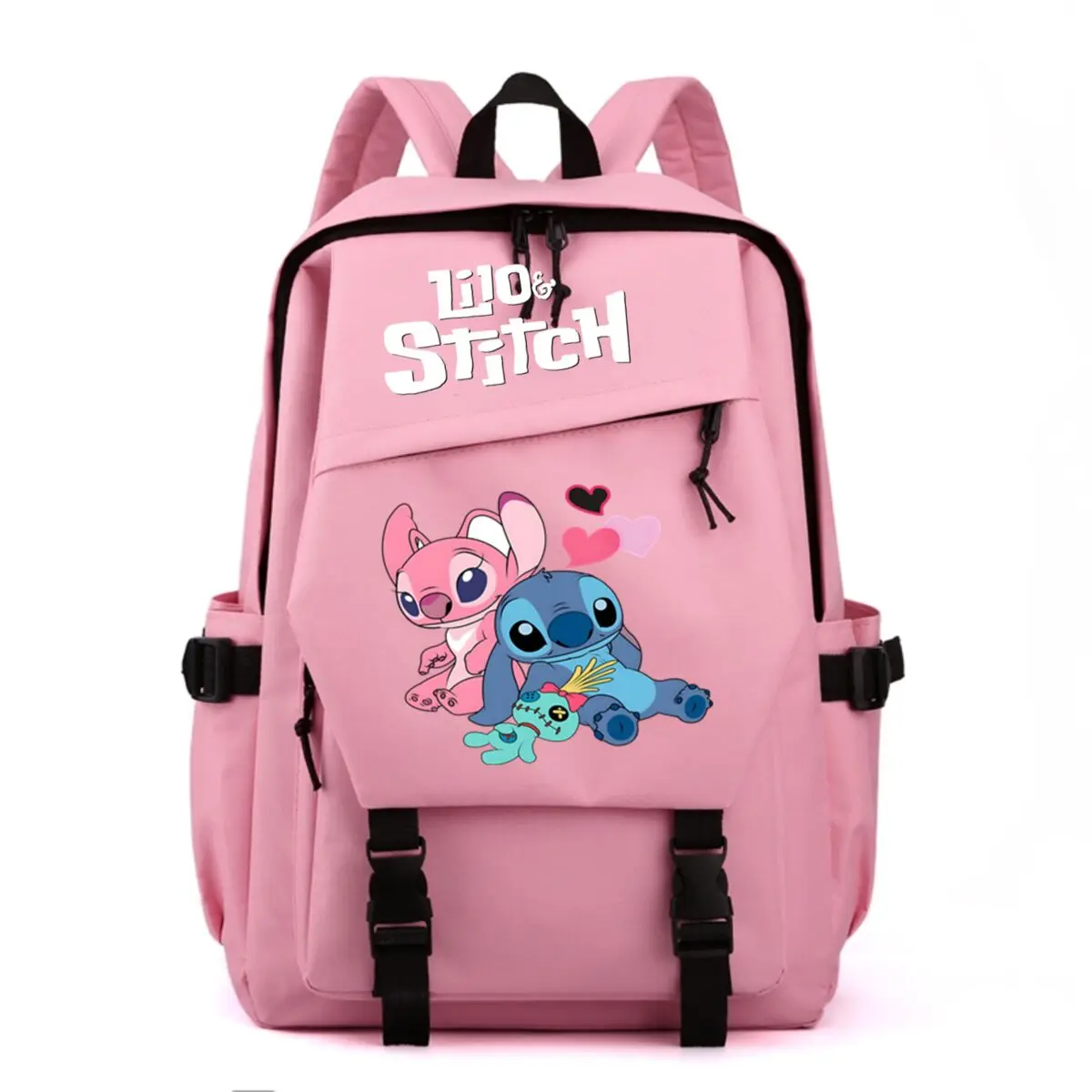

Disney Lilo Stitch Graphic Schoolbags for Boys Girls Trendy Cartoon Stitch Backpack Large Capacity Teeneger Women Men Backpack