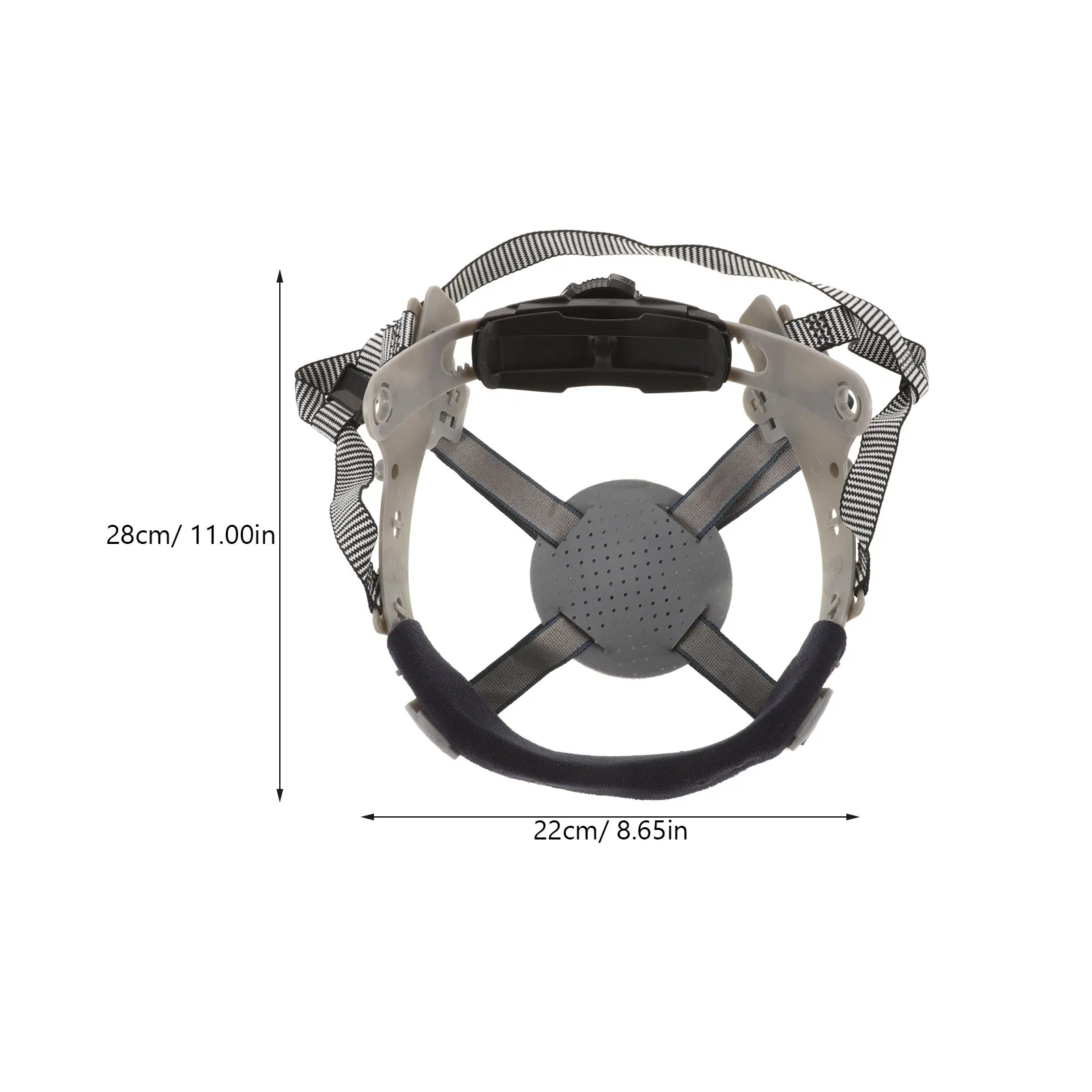 Hard Hat Liner Replacement Sturdy Sponge Plastic Suspension Insert Foldable Design Chin Strap Easy Adjustment for Safety