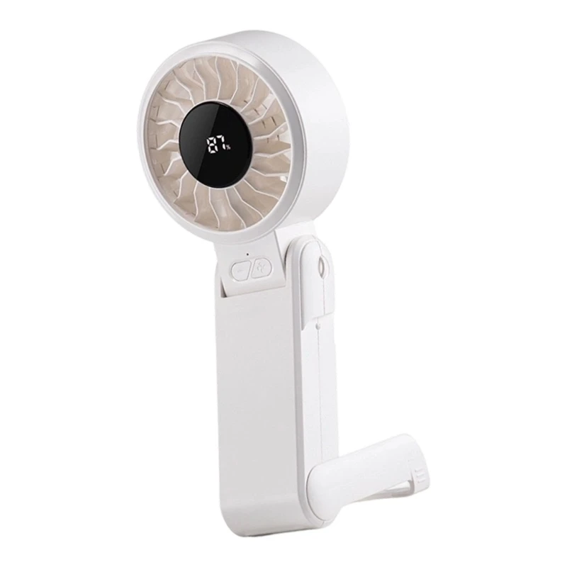  Innovative Table Fan With Display And Comfortable Hanging Mode Desk Phone Stand