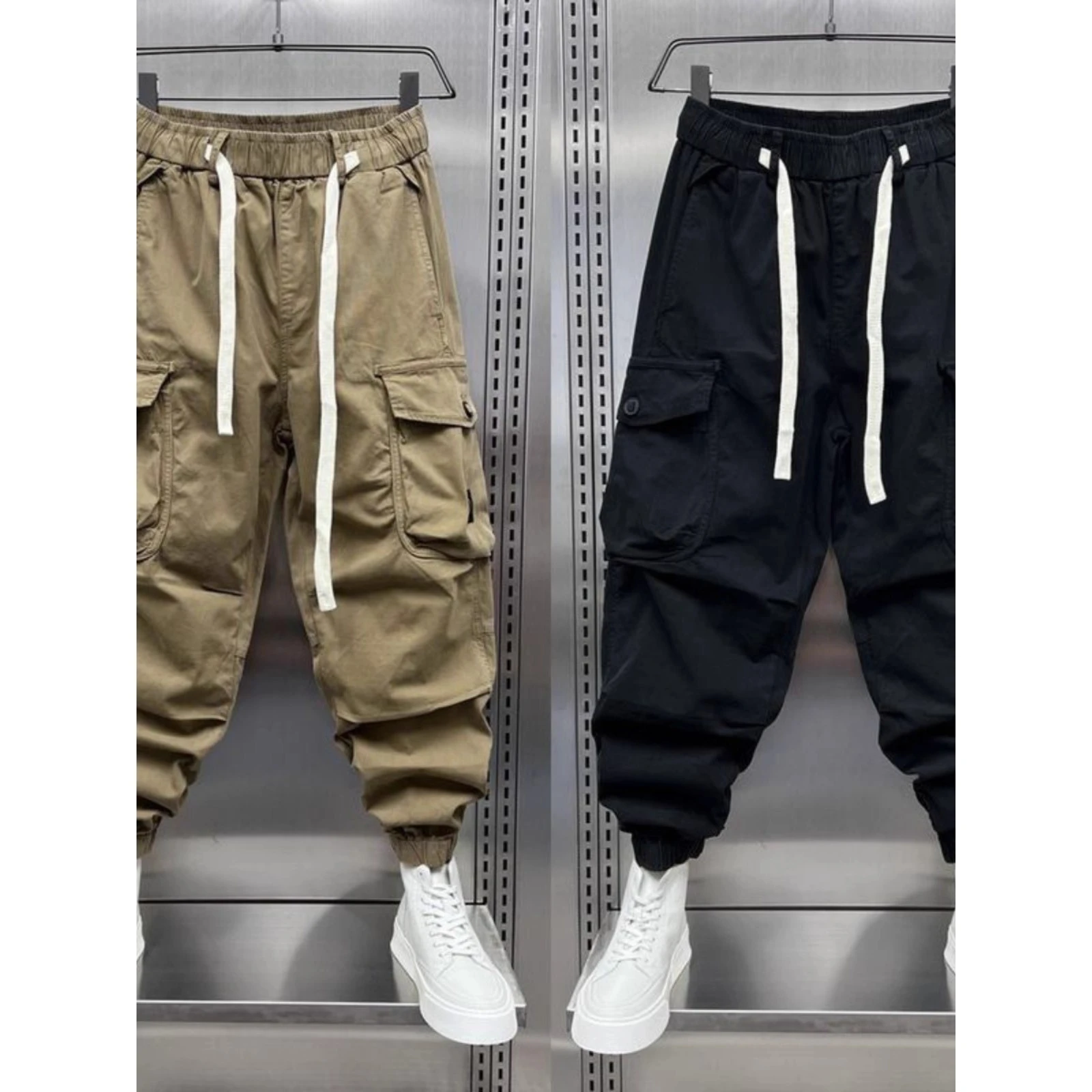 

Loose American Sle Workwear Pants Autumn Winter plus Size 300 Pou Casual Harajuku Trousers with kets Youth Faion