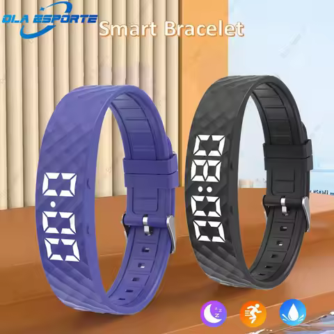 2025 Xiaomi 스마트 다기능 팔찌 피트니스 팔찌 방수 진동 알람 시계 스마트 디지털 팔찌 남자에 대한 새로운