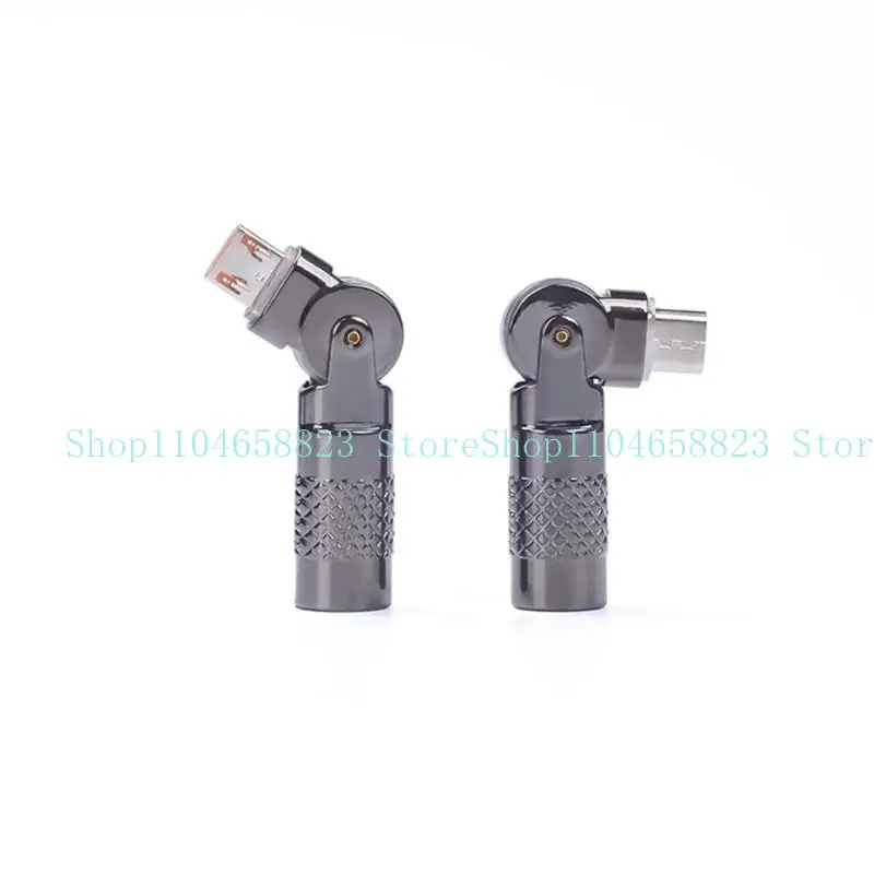 652F Type C To USB Adapter Aluminum 90 Degree for Cameras Headphones 3A Fast Charging Data Transfer 480Mbps