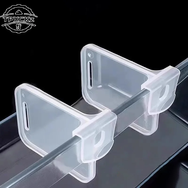 10pcs Refrigerator Space Telescopic Partition Side Door Box Separator Organizer Divider Splint Multi-functional Kitchen Gadgets