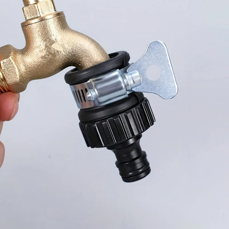ABS Universal Connector: Multifunctional Connector, Ordinary Faucet Swivel Nipple Connector, Universal Plastic Connector for Tap