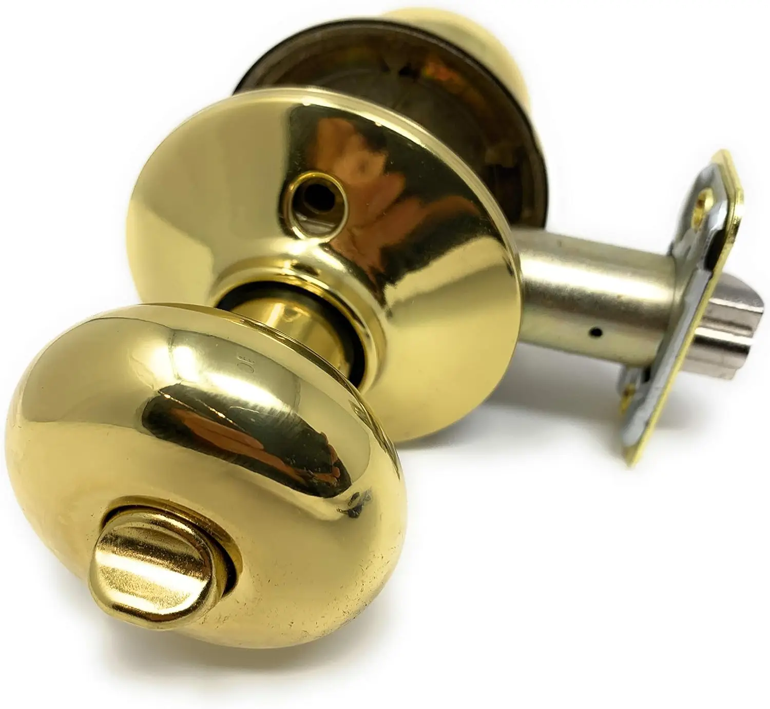 Interactive+ High Security Door Knob With 2 Keys. Adjustable 2-3/8