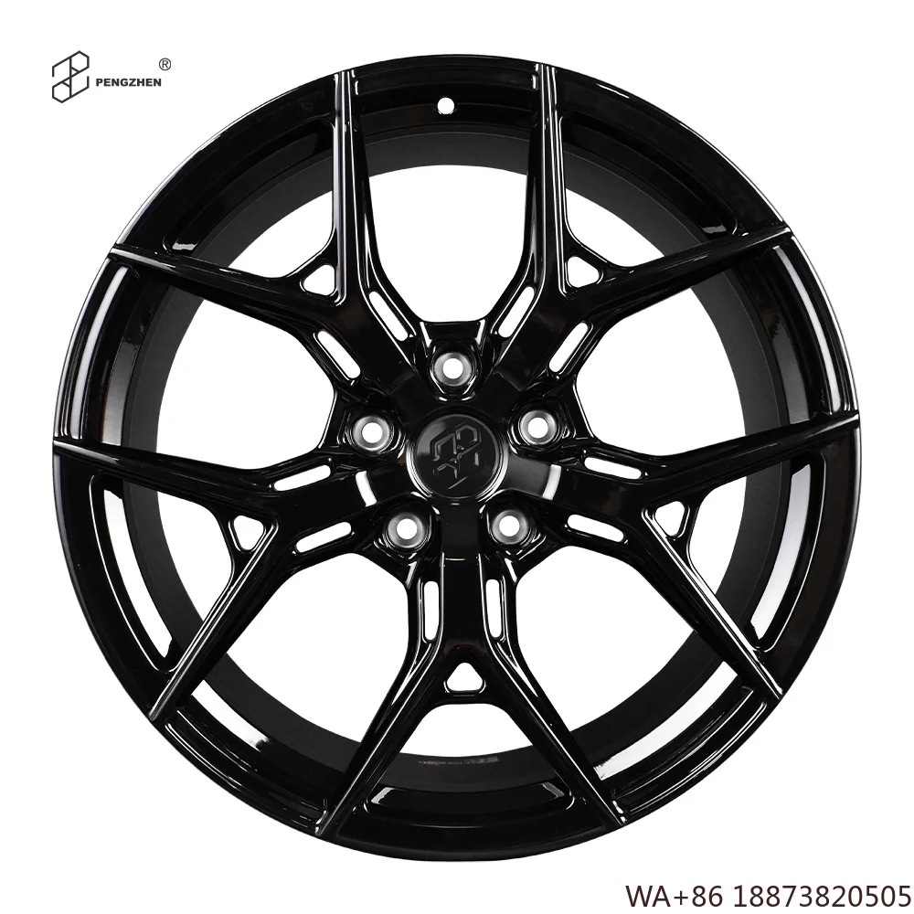 For  HF-5 Gloss Black 19 20 22 Inch 5x120 5x112 5x130 Forged Wheels Car Rims for BMW Mercedes Amg c Class g Class E Class