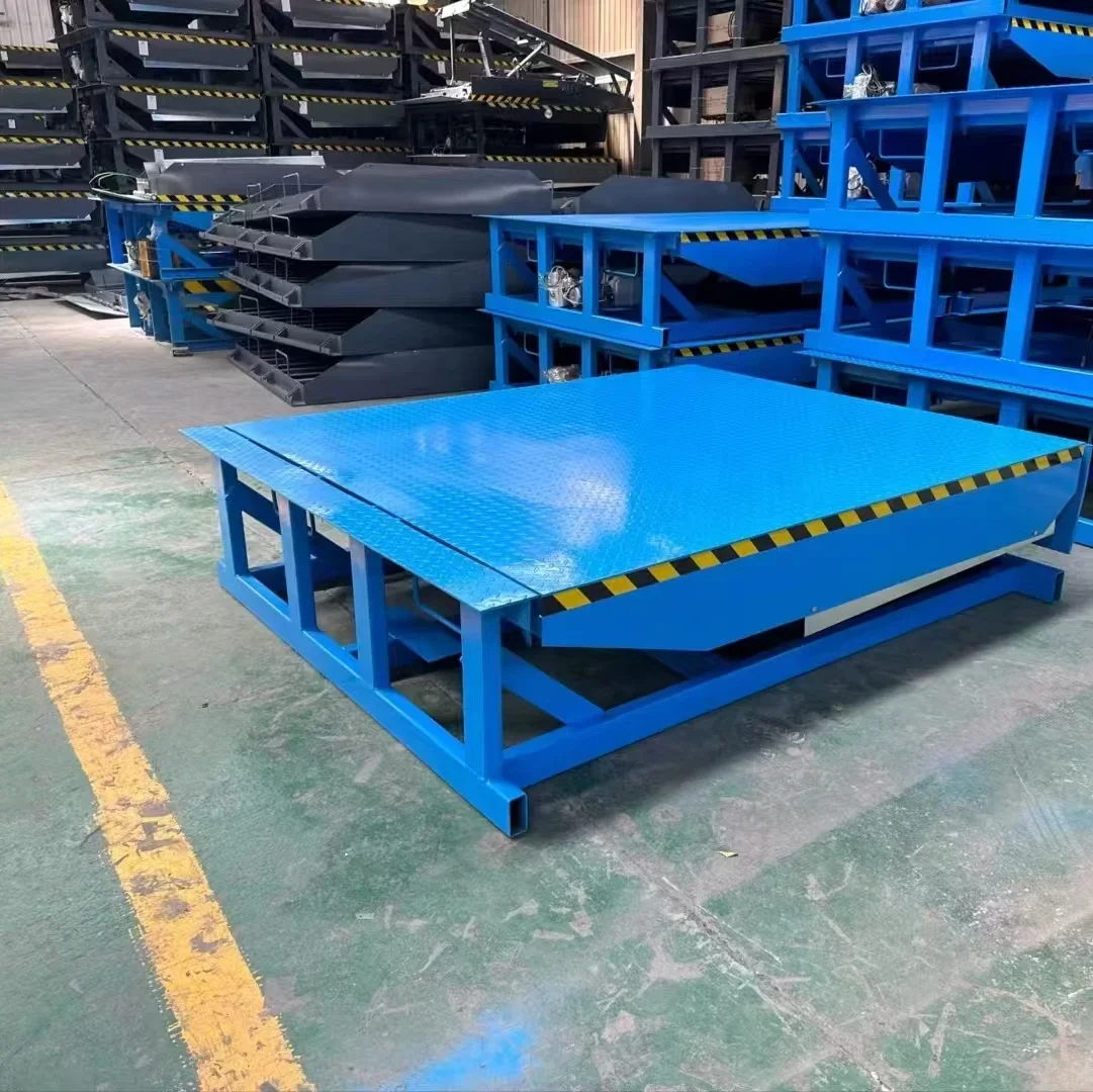 DCQG-6/8/10/12 TON Material manejo elevación tirando posicionamiento mesas elevadoras gran oferta puente de embarque fijo a buen precio