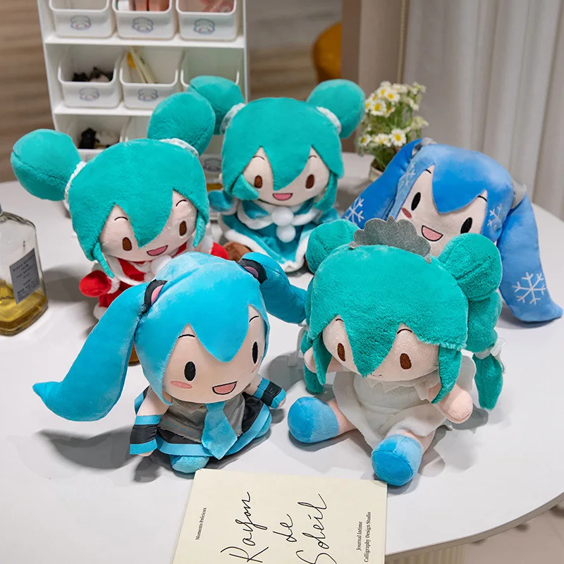 

25cm for Hatsune Miku Plush Toy Stuffed Anime Cartoon Doll Japanese Style Hatsune Miku Plushies Home Decor Birthday Gifts Girl