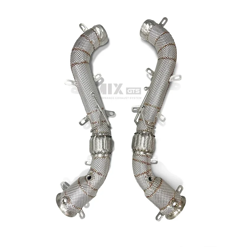 Performance racing Stainless Steel Downpipe with catalyst For Mclaren MP4-12C 3.8 2012-2014 Stainless Steel Exhaust Pipe