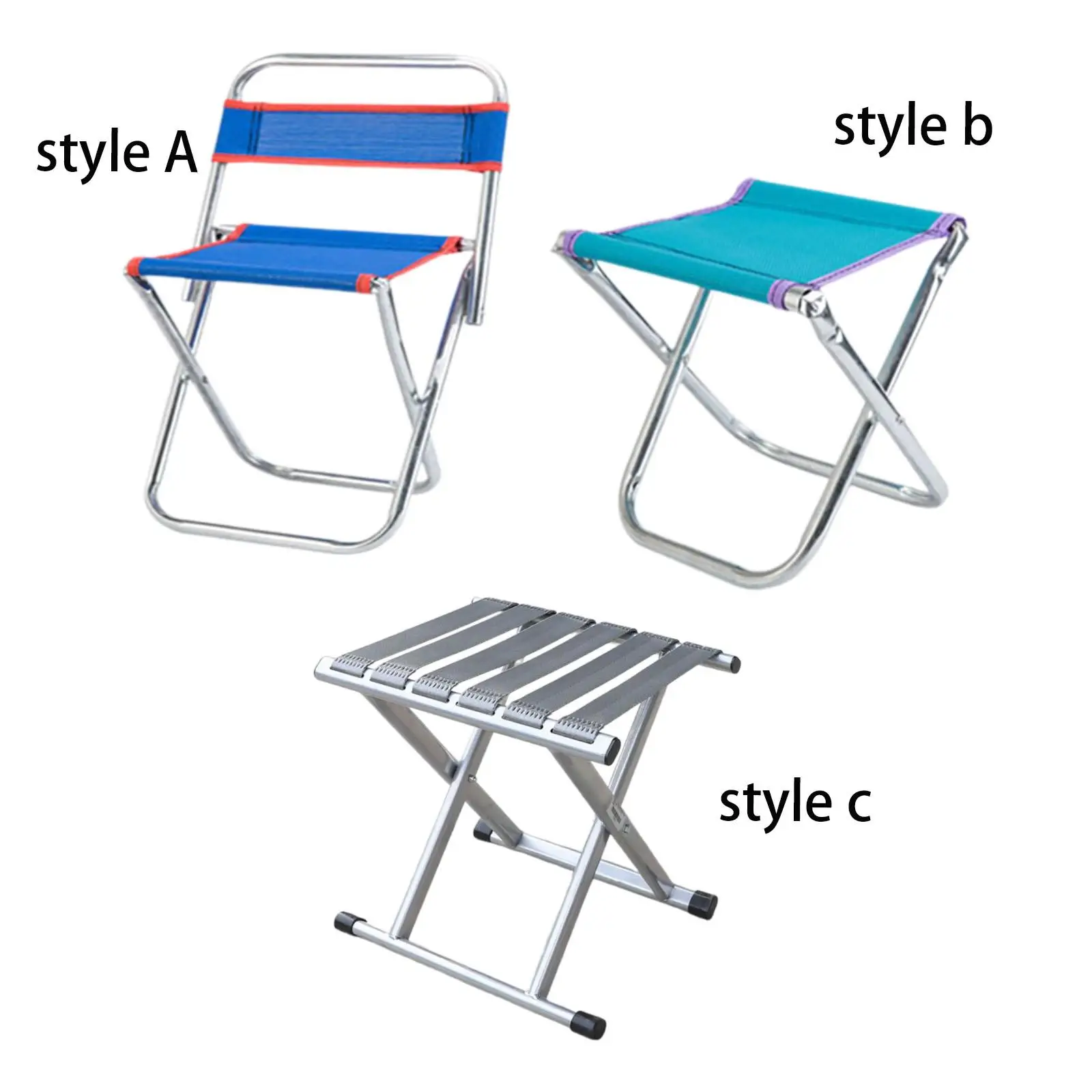 Camping Folding Stool Footrest Collapsible Stool for Traveling Sports Hiking