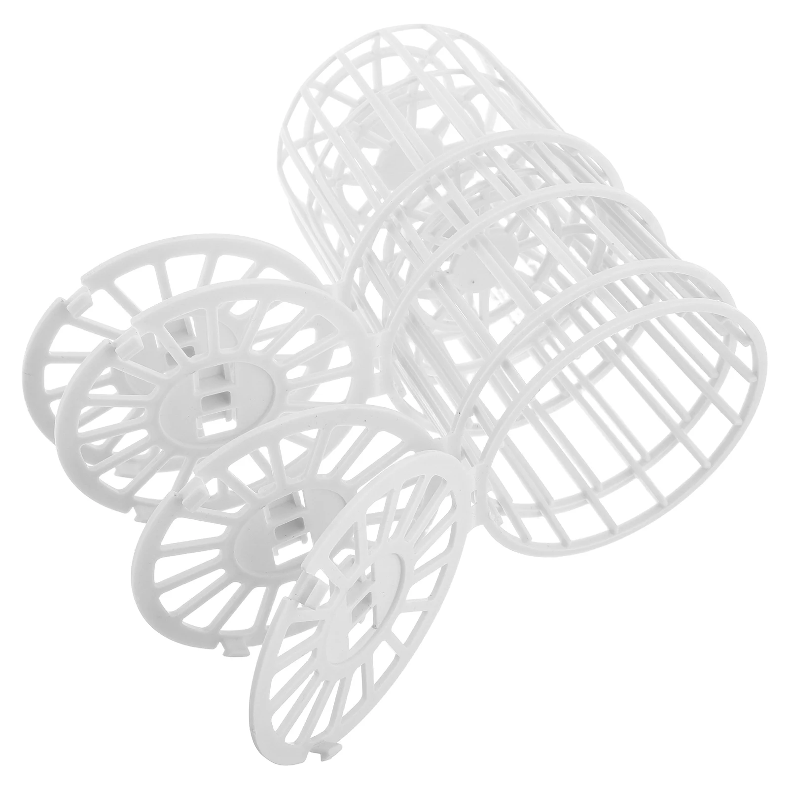 

4pcs Bird Nesting Baskets Durable Plastic Breeding Cage Bowls Hatching Accessories Small Birds Nest Pan Storage Pet Supplies