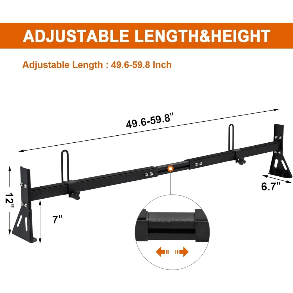 Racks de teto de escada para Chevy Express mais recentes, Ford E-Series e GMC Savana Vans de 1996 e sem R