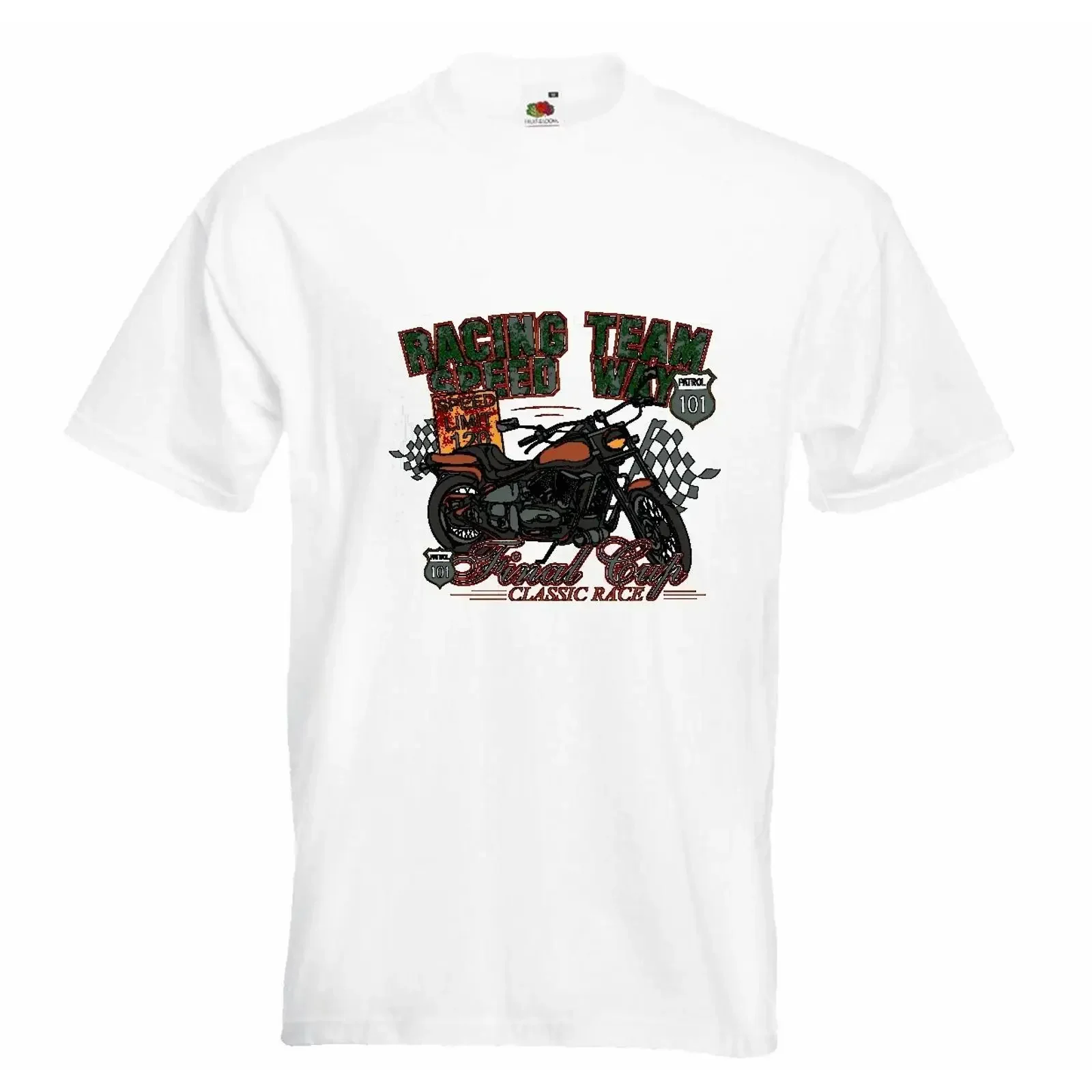 T Shirt SPEED WAY RACING TEAM BIKER ROCKER MOTORRADFAHRER MOTORRAD CHOPPER MOTOR vintage Washed Breathable Stretched Versatile