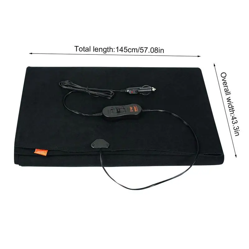 12V Electric Blanket For Vehicle Two-speed Adjustment With Timing Function Fast Heating And Warm-keeping Electric Blanket