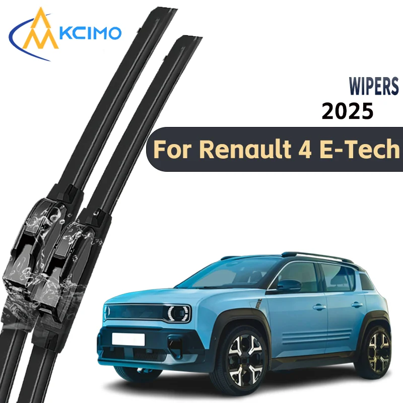 

Windshield Wipers for Renault 4 E-Tech 2025 2pcs Quiet Scratch Free Durable Wiper Blade Essential Auto Accessory