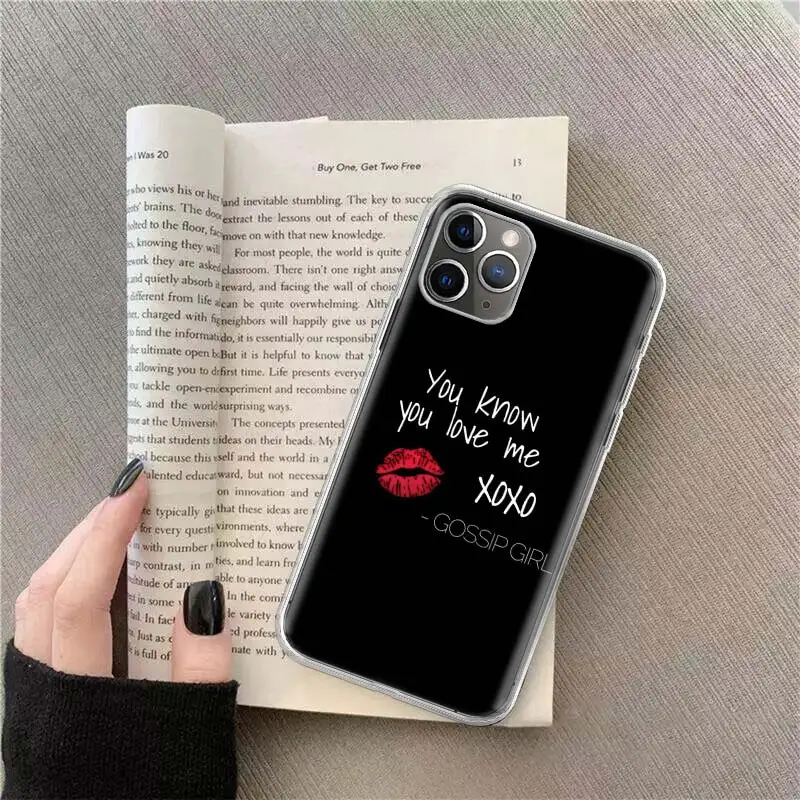 Gossip Girl Phone For Apple Iphone 14 12 13 15 Pro Max Mini 11 16 Plus X XS XR Case SE 2020 Shell Cover Clear TPU Protective Fu