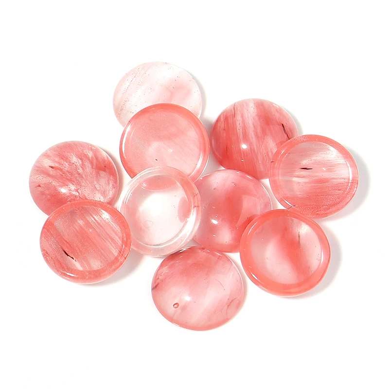 

6/8/10/12/14/16/18/20/25mm Cabochon Natural Stone Watermelon Red Stones Loose Beads For Earings NecklaceJewelry Accessories