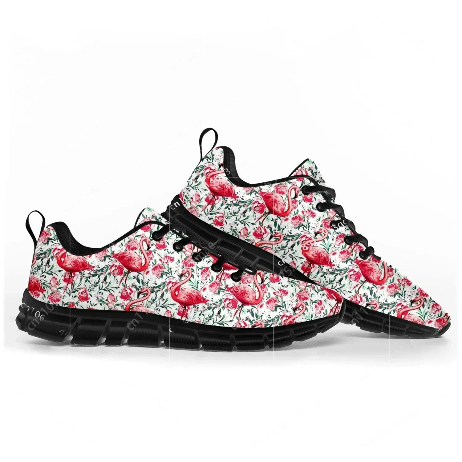 Flamingo Printed Sports Shoes Mens Womens  Customized Sneakers Casual Tailor Made Shoe High Quality Couple