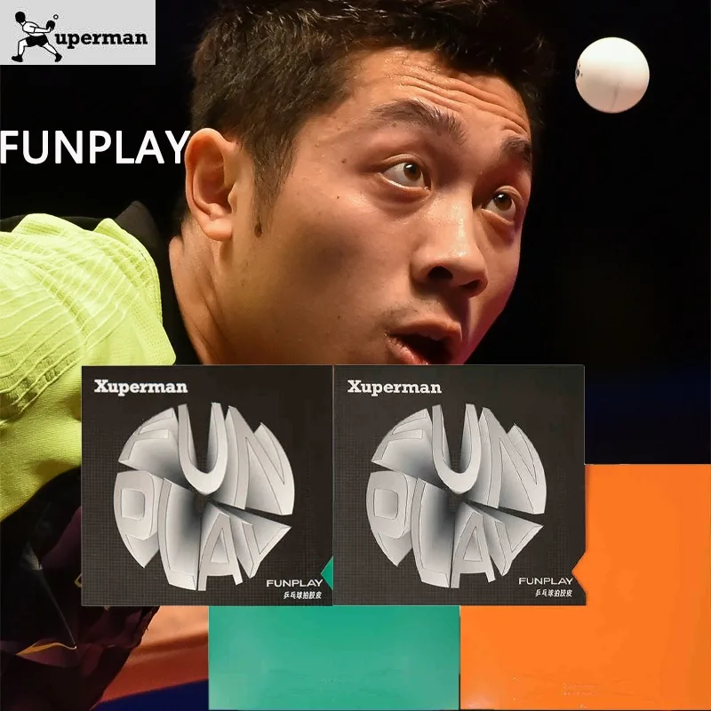 Xuperman Xuxin ยางปิงปองแผ่น Backhand แนะนํา Pips-in ปิงปองยาง 2.1 มม.ฟองน้ํา Fast Attack & LOOP