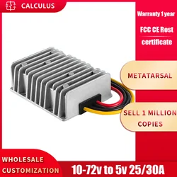 Dc Dc Step Down Converter 10-72 Volt To 5 Volt 25A 30A  Buck Converter 150W 125W 90V 60V 48V 24v 12V To 5V Straight Transformer