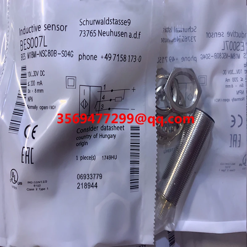 

Proximity switch BES009J BES M30MI-NSC15B-S04K Brand-new sensor spot