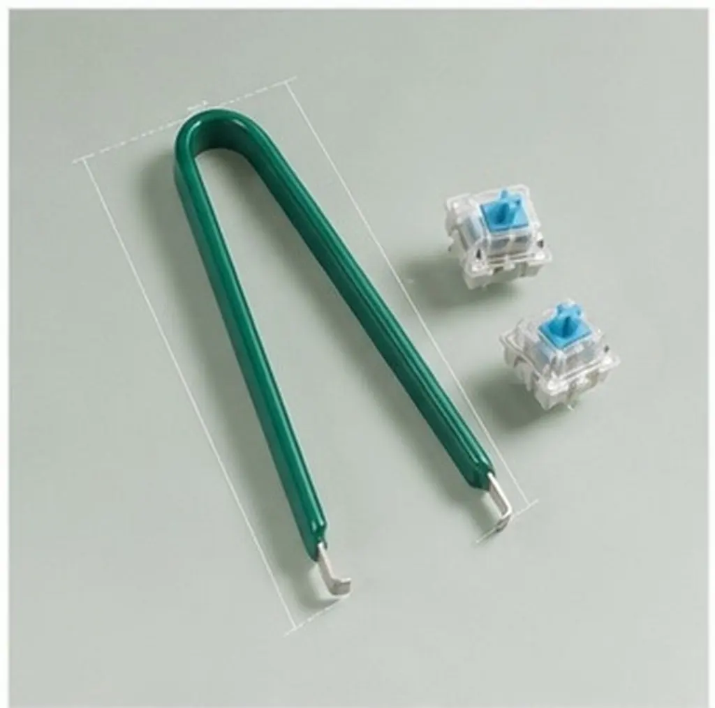 2Pcs Mechanical Keyboard Key Puller Tool Hot Swap Remover for Keycap Repair Plcc Ic Chip Extraction Accessory