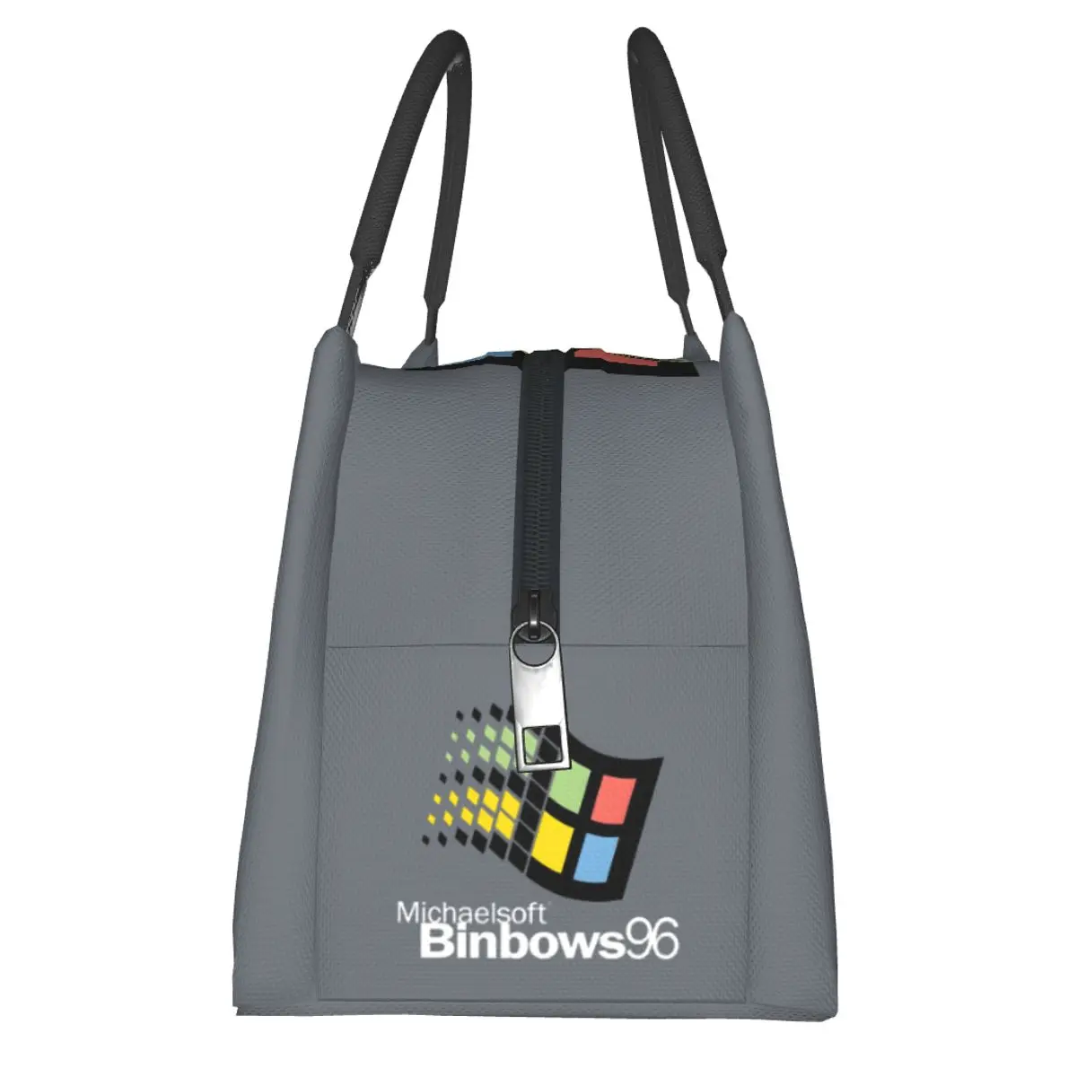 Windows 95 Geeks Nerd Mesh Lunch Bags Insulated Bento Box Lunch Tote Picnic Bags Cooler Thermal Bag for Woman Children Work
