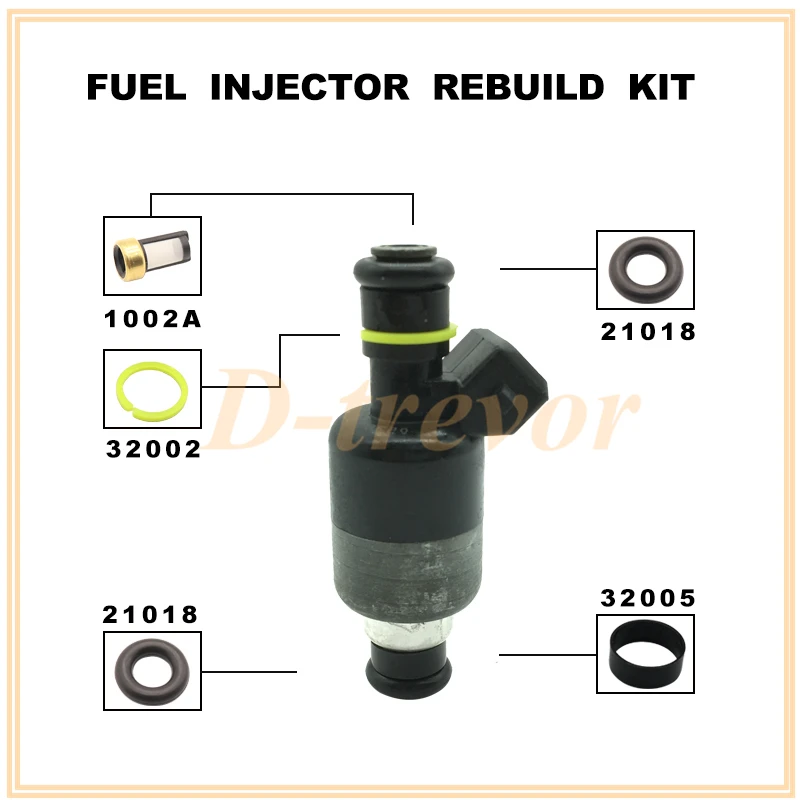 

Fuel Injector Repair Kits for OEM 17103677 For Daewoo Lanos 1.5L 1.6L 99--02 17106772 17091728 17113743