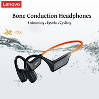 Lenovo S106 Auriculares inalámbricos de conducción ósea auténtica Bluetooth 6.0 IPX8 Auriculares para natación Auriculares deportivos impermeables para ciclismo Nuevo