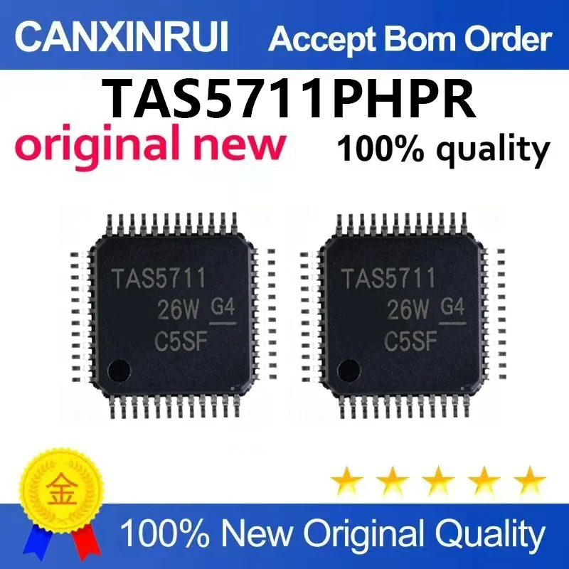 （5pcs-100pcs）Brand new original TAS5711PHPR packaged HTQFP-48 (7x7) audio power amplifier chip